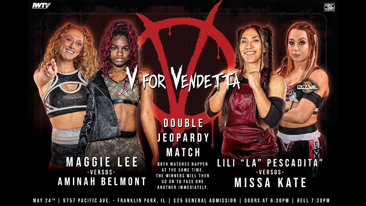 FREE MATCH | MAGGIE LEE VS AMINAH BELMONT & MISSA KATE VS LILI | CSW V FOR VENDETTA