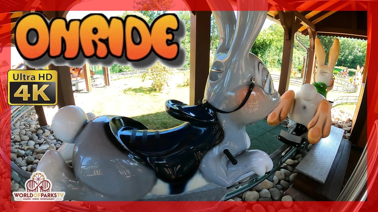 Hoppel Hase (Onride) Potts Park Minden – Reitbahn – Metallbau Emmeln - Fahrgeschäft Pottspark onride