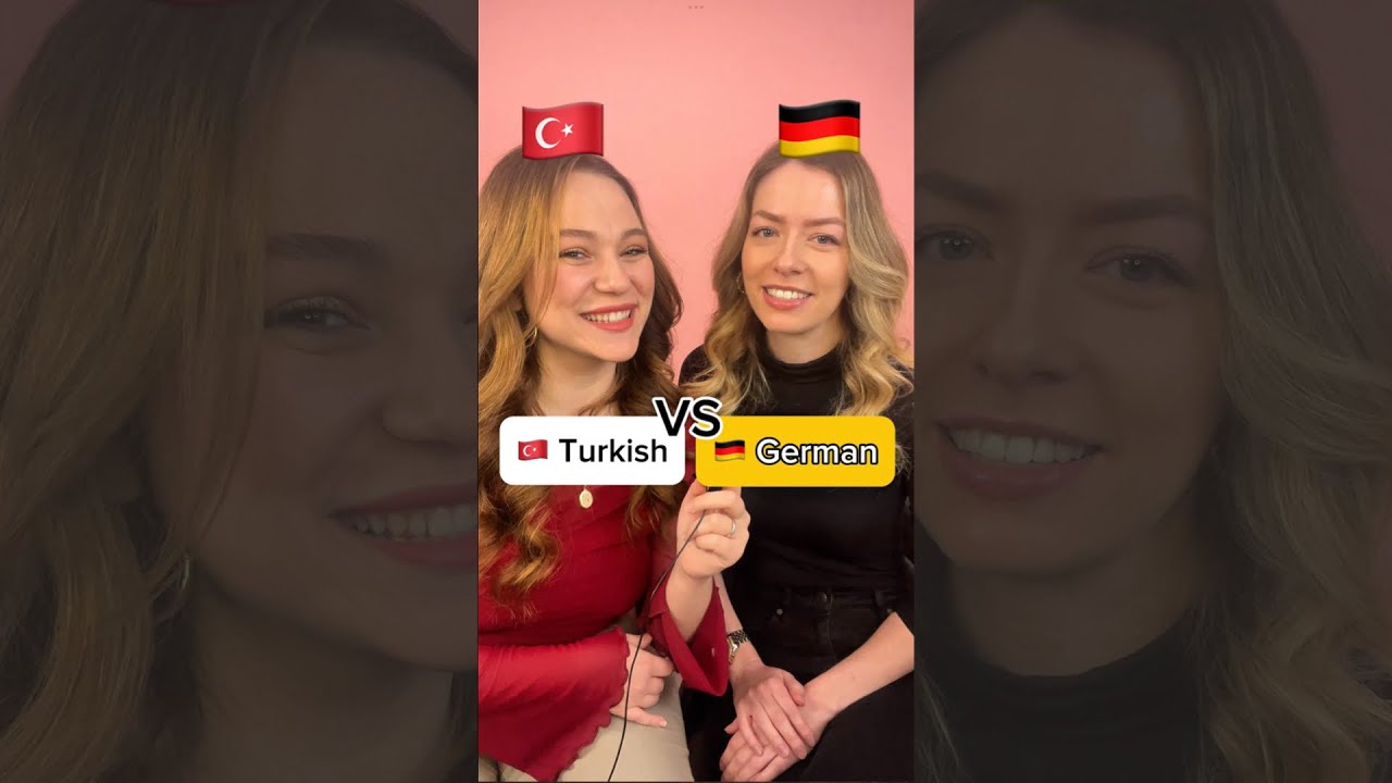 Turkish vs German 🇹🇷🤍🇩🇪 #turkish #german #learnturkish