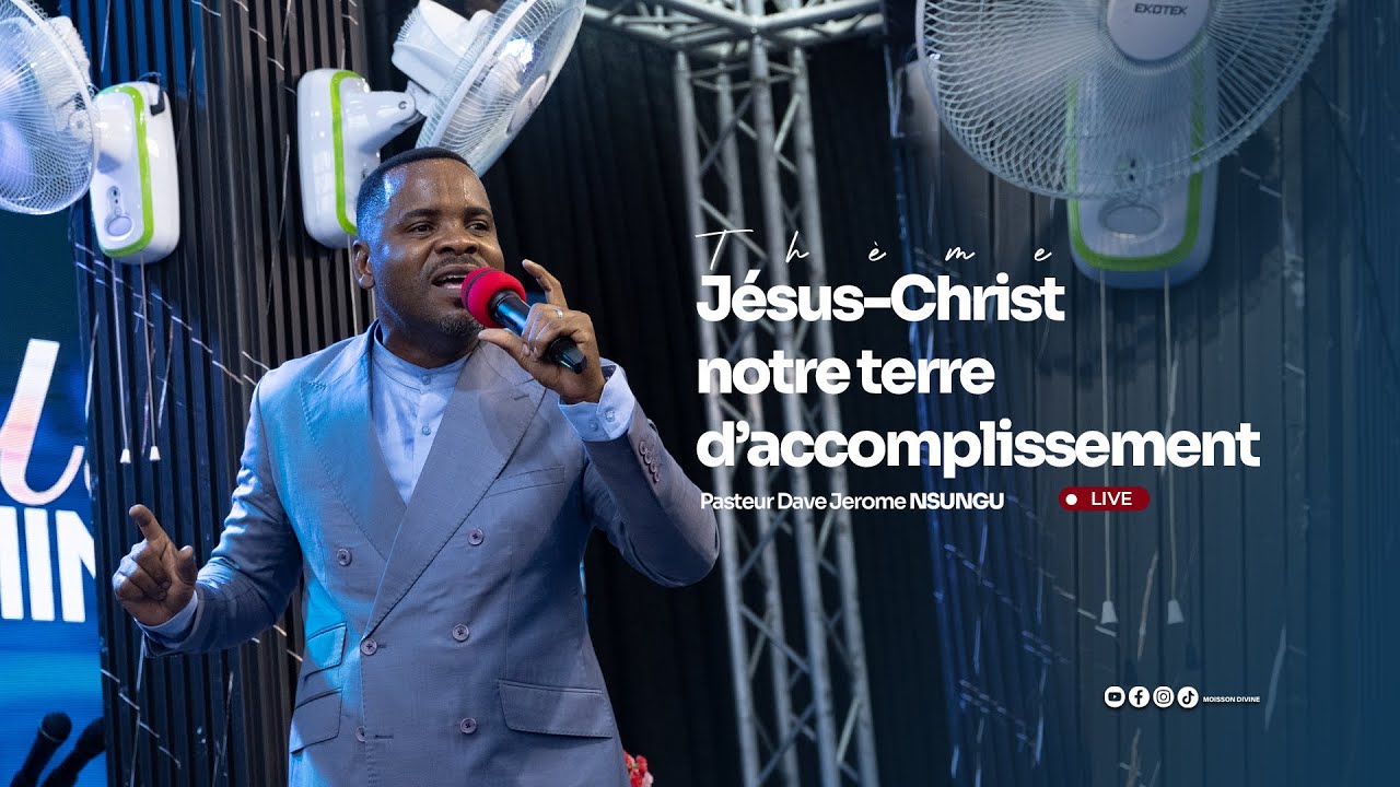 CULTE DE LOUANGE, ADORATION ET ACTIONS DE GRACE / DIMANCHE Le 23.11.2025 / Past. Dave J&eacute;r&ocirc;me NSUNGU