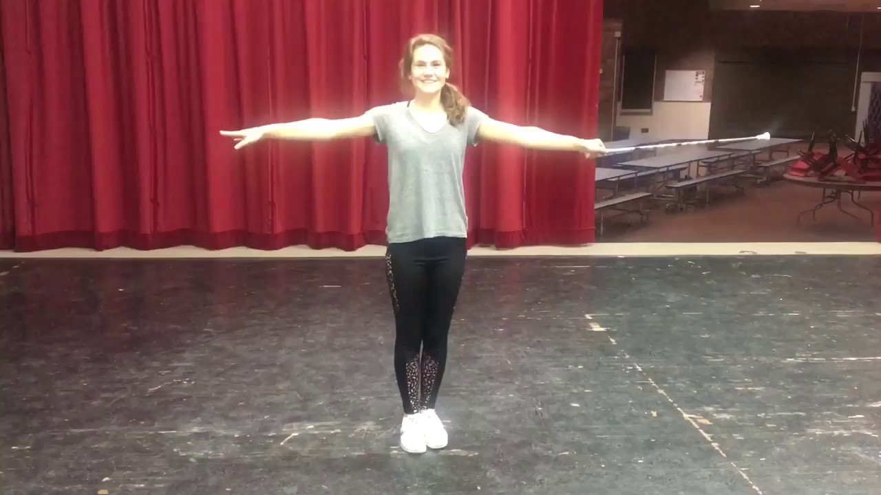 Baton Twirling Routine Broken Down