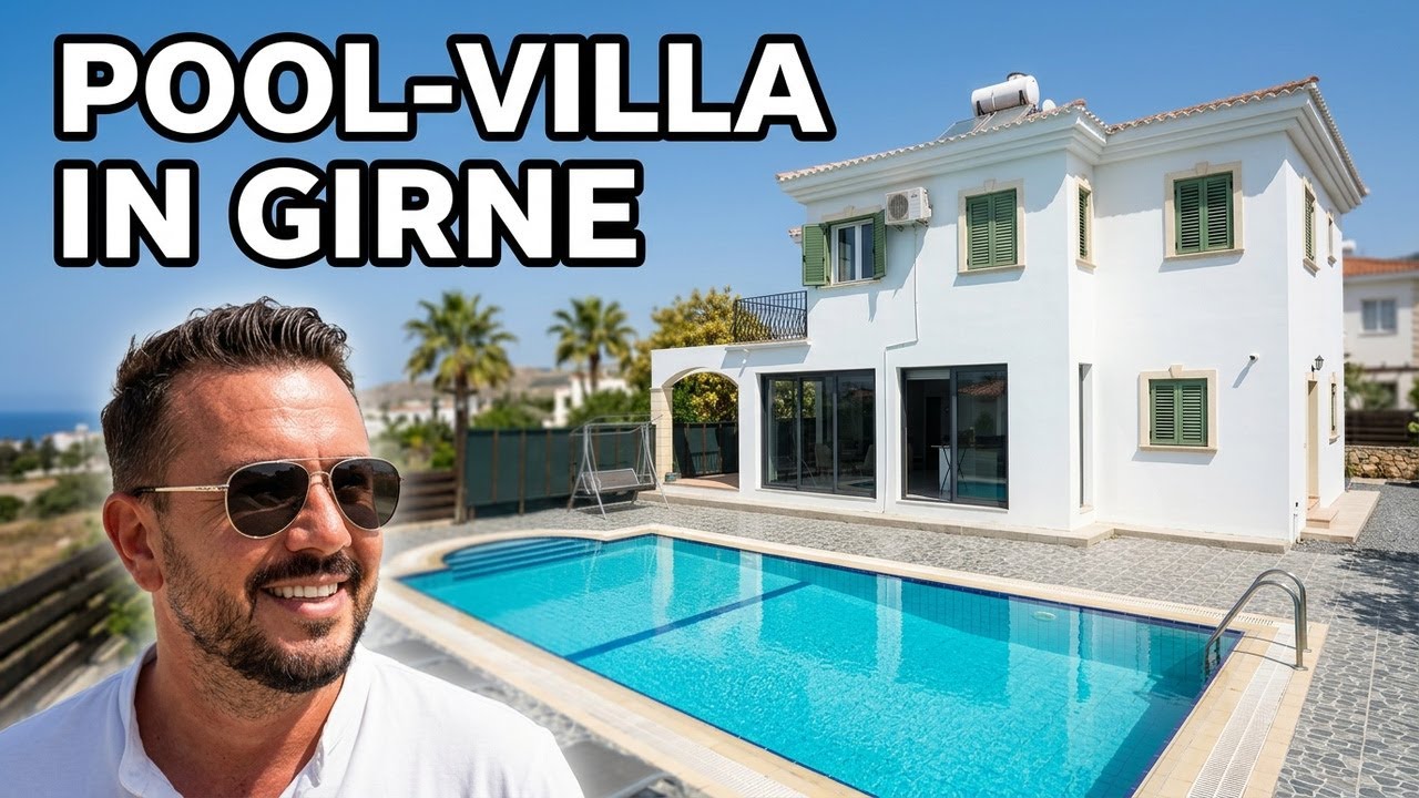 Nordzypern Immobilien unter der Lupe:3+1 Pool-Villa in Girne in Schulnähe