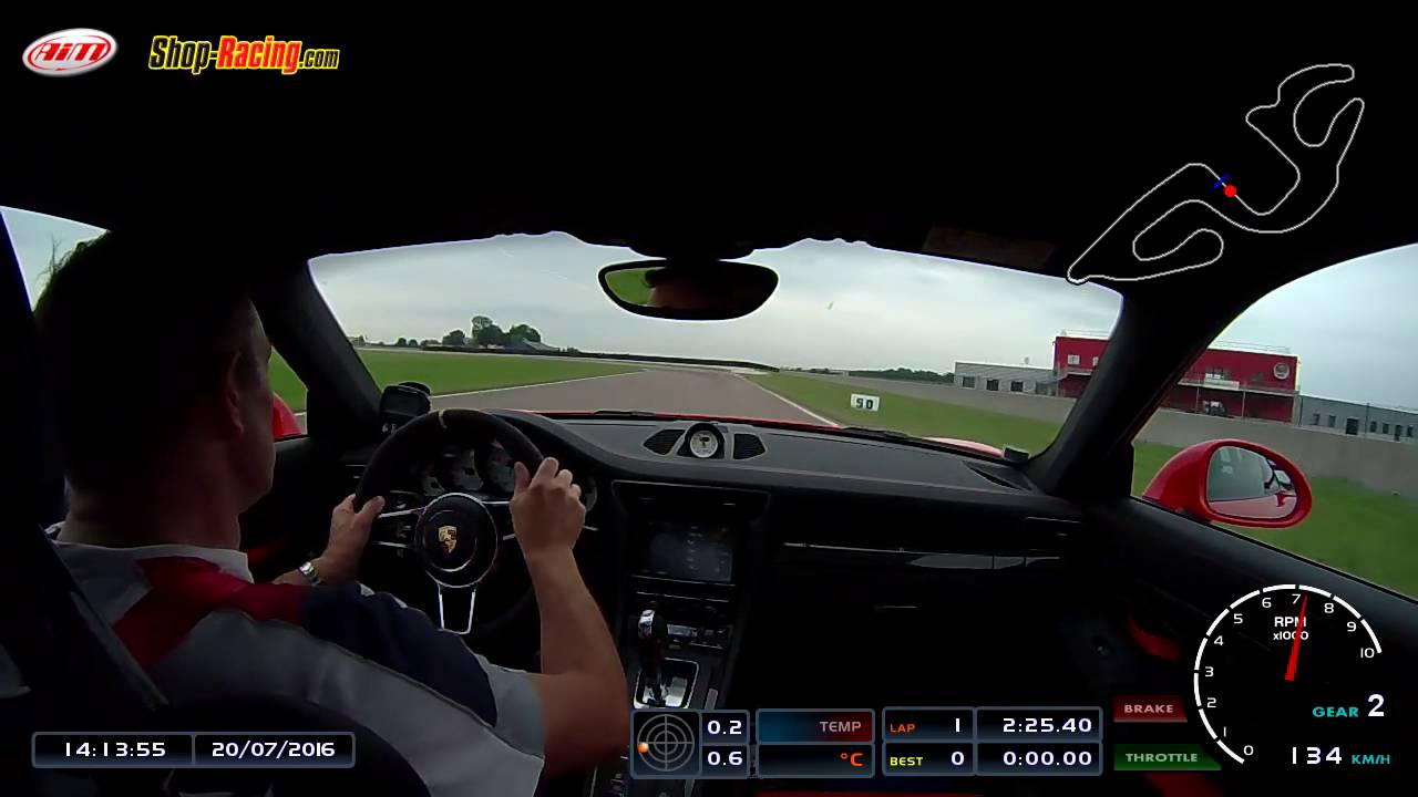 Test Porsche 911 GT3 RS (2016) - Tour embarqué sur le circuit de la Ferte-Gaucher