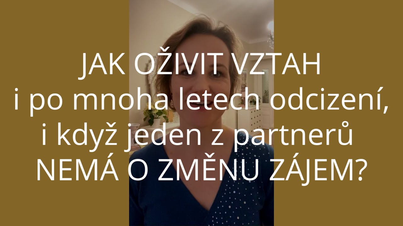 DENISA Ř. PALEČKOVÁ - Jak oživit vztah po mnoha letech odcizení, i když jeden z partnerů nemá zájem?