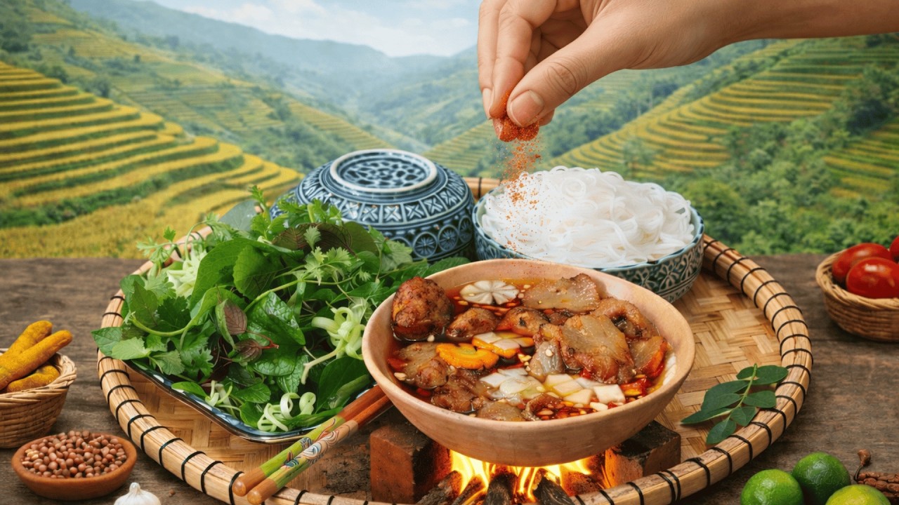 How to Cook Miniature BUN CHA HA NOI 🍜🔥  Traditional Vietnamese Cooking ASMR