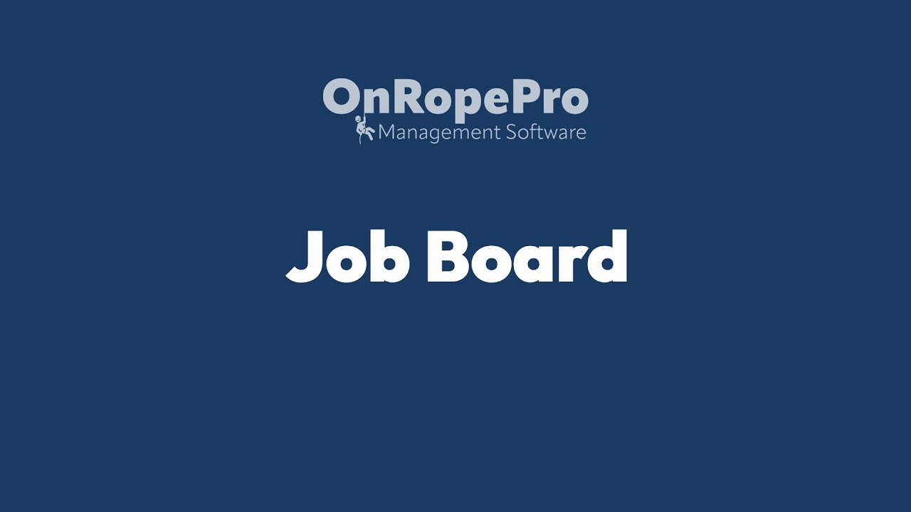 OnRope Pro - Job Board & Employment Module