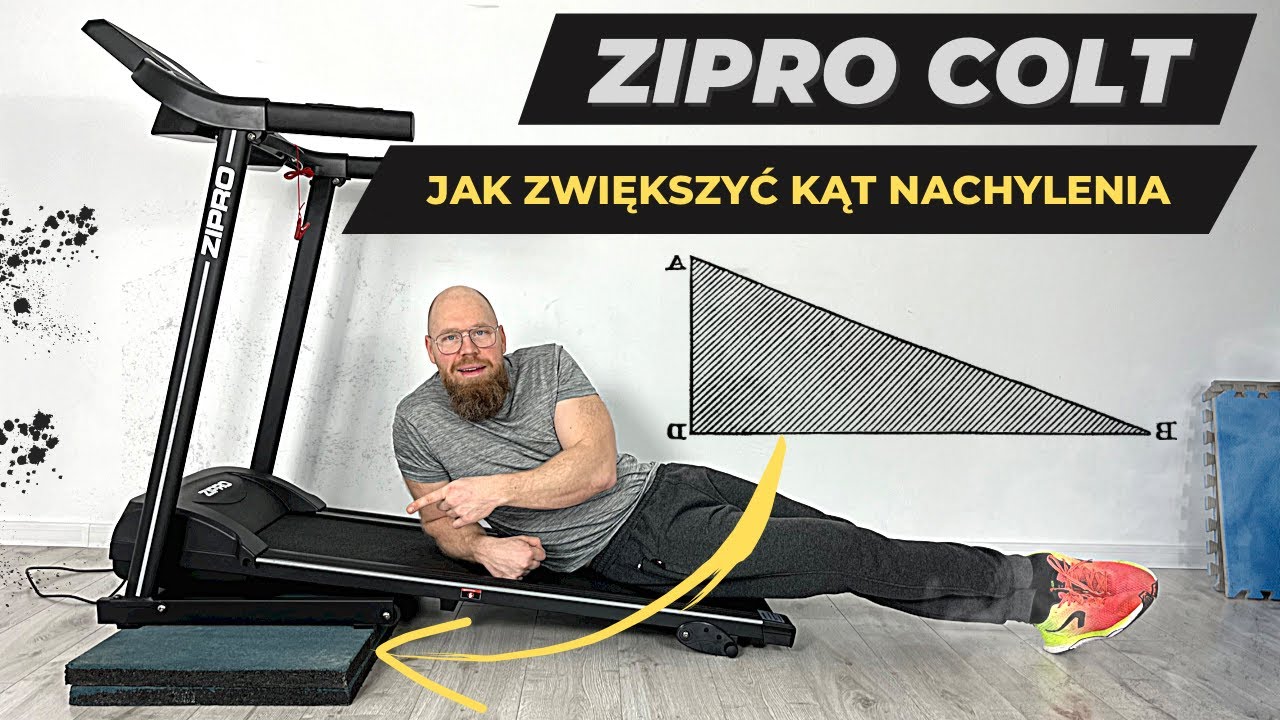 ZIPRO COLT - JAK ZWIĘKSZYĆ KĄT NACHYLENIA PASA W  BIEŻNI