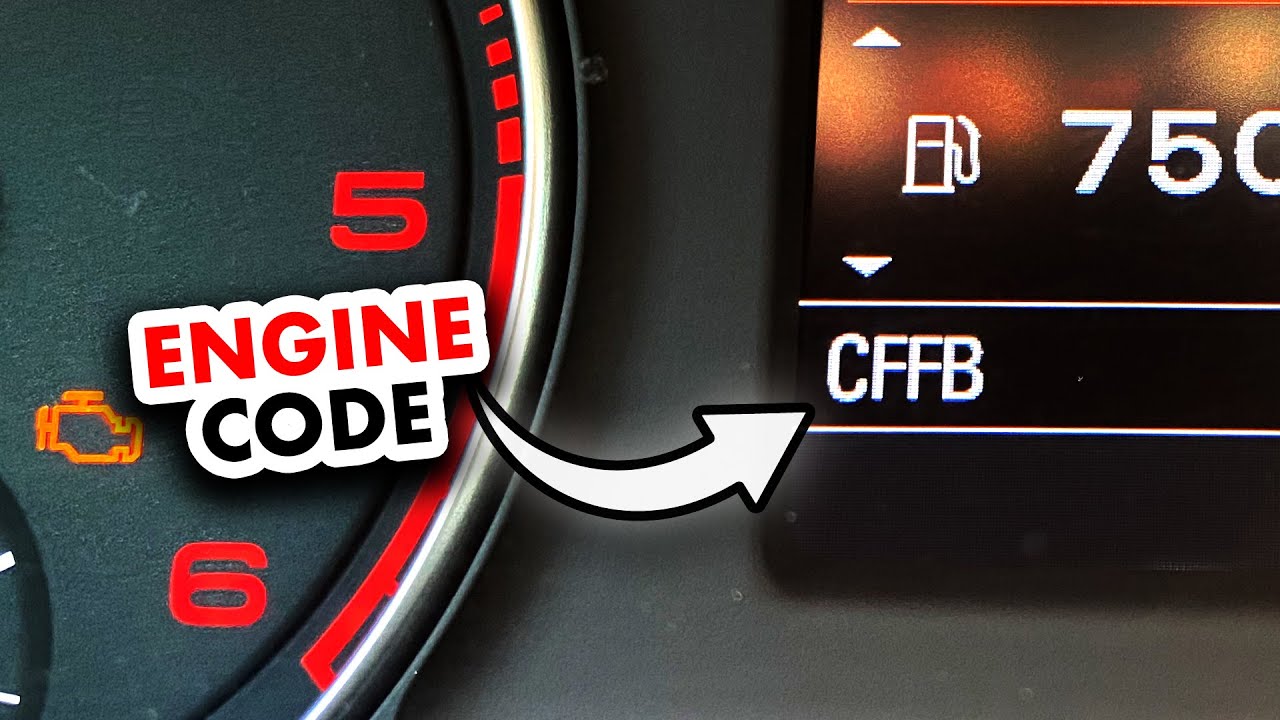Audi Q3 (8U) where is engine code?