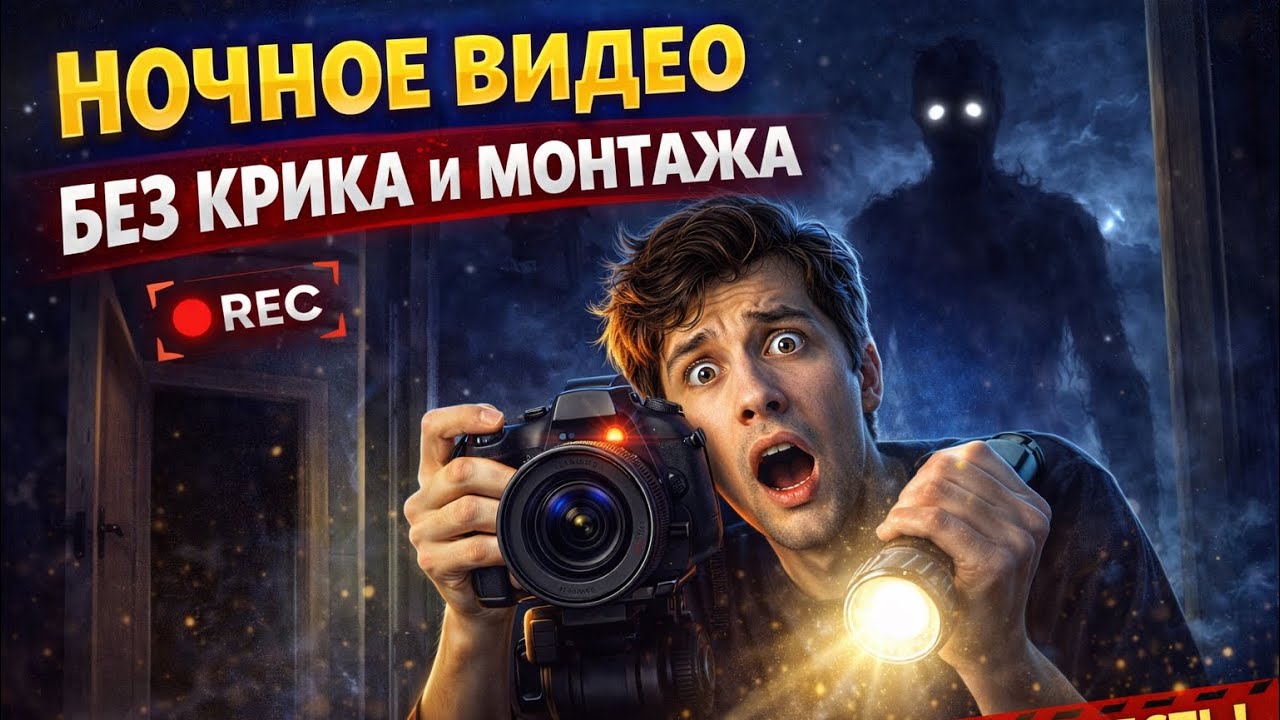 Ночное видео без крика и монтажа просто поговорим