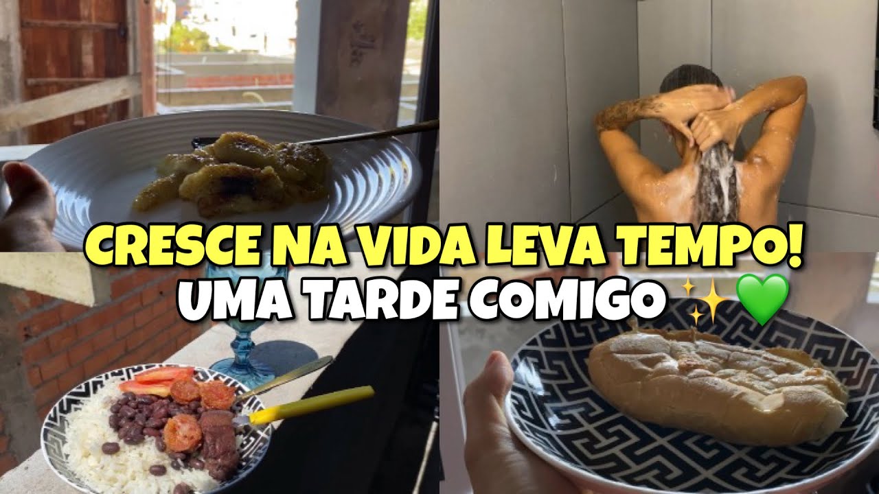 cresce na vida leva um tempo/todo propósito tem o seu processo ✨💚!