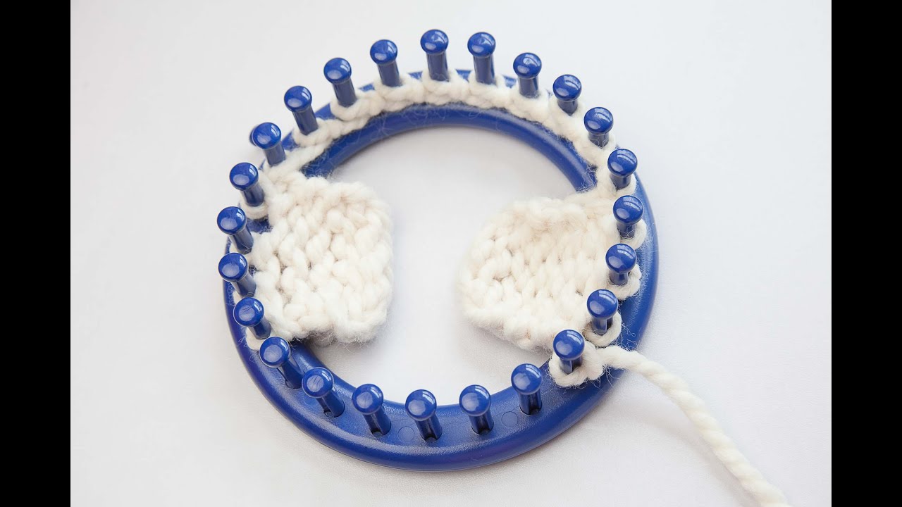 Loom Knitting: Partial Bind-off