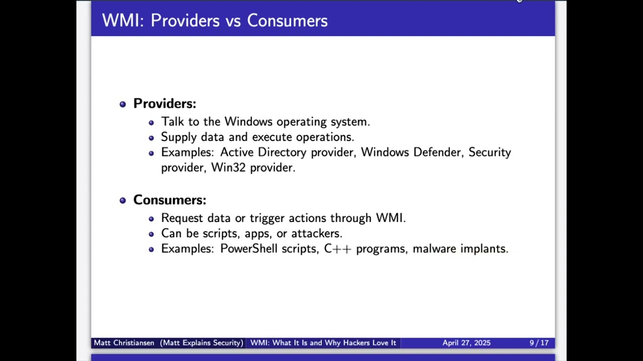 Understanding Windows Management Instrumentation