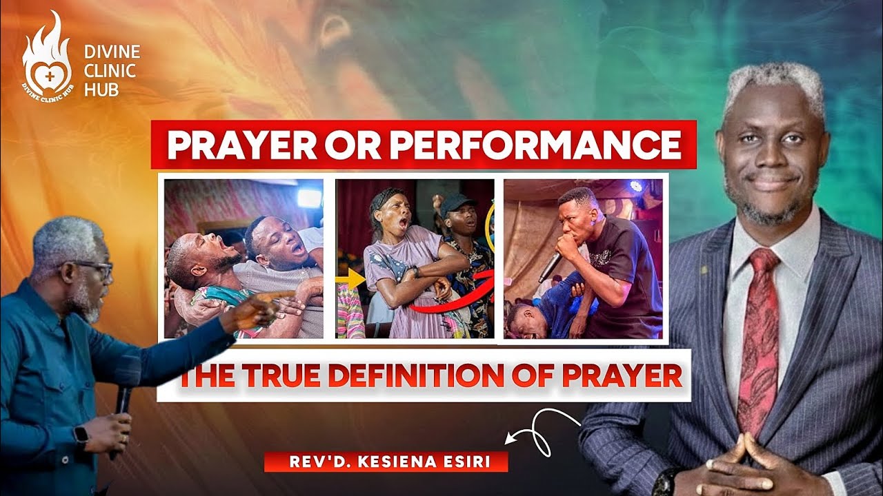 PRAYER IS NOT PERFORMANCE || REV'D KESIENA ESIRI @KesienaEsiri #prayer #prayerpractice 
