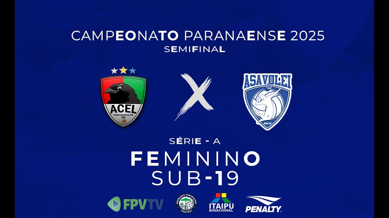 PARANAENSE SUB-19 - S&Eacute;RIE A - FEM - SEMI FINAL - ACEL CHOPINZINHO x SANTA HELENA/ASAVOLEI