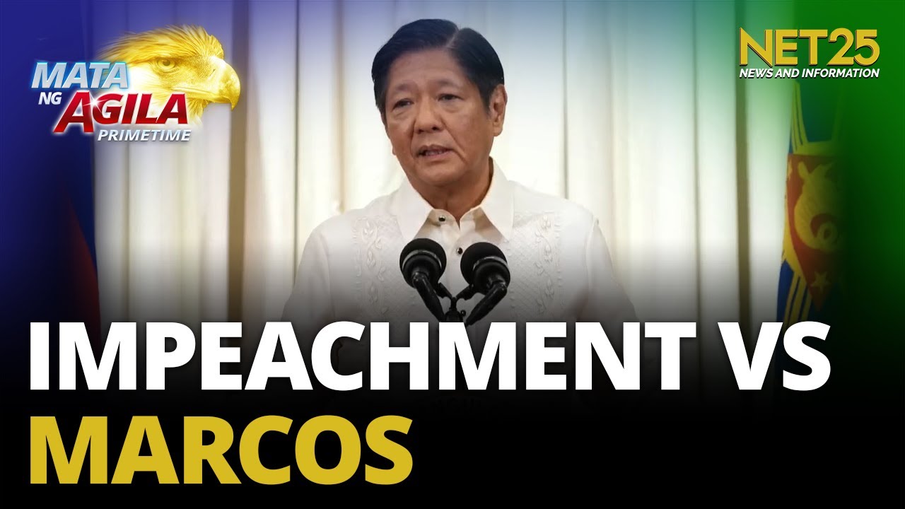 Impeachment complaint isinampa laban kay Pangulong Marcos
