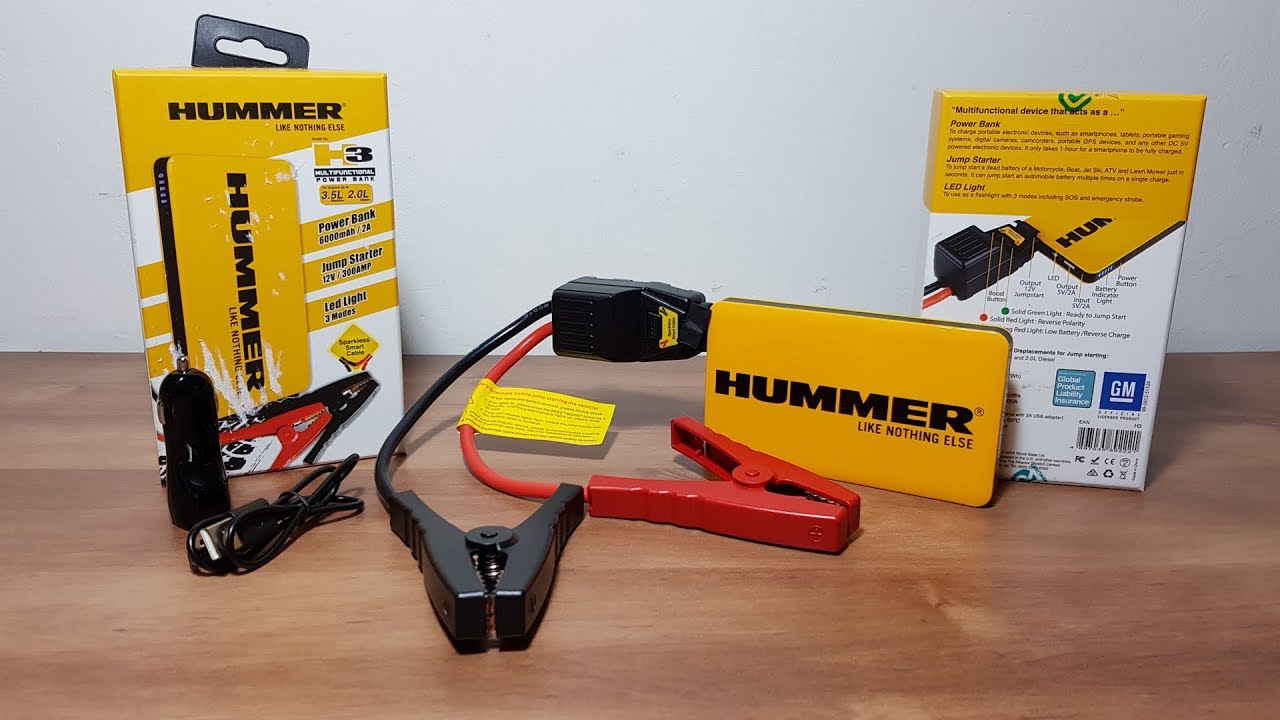 Hummer H3 Jump Starter Multifunctional Power Bank