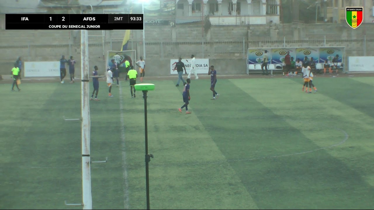En Direct COUPE DU SENEGAL JUNIOR -IFA vs AF DAROU SALAM