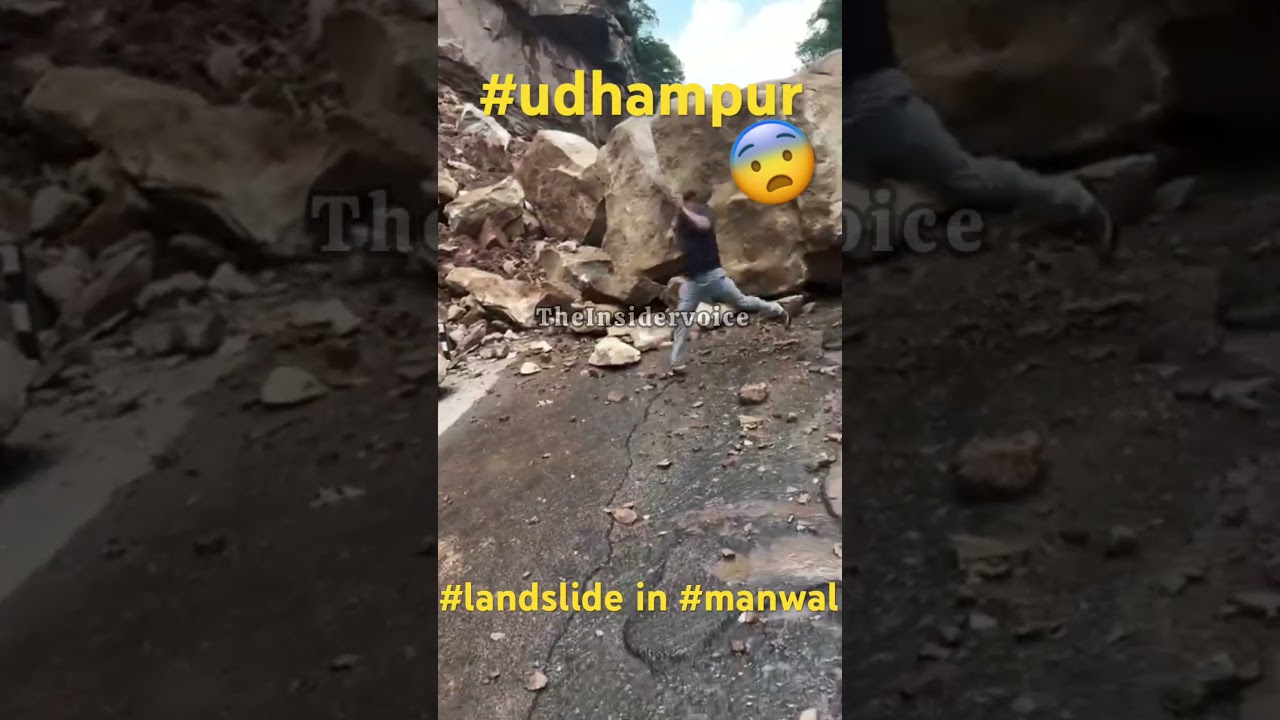 #landslide in #manwal #udhampur  #jammukashmir