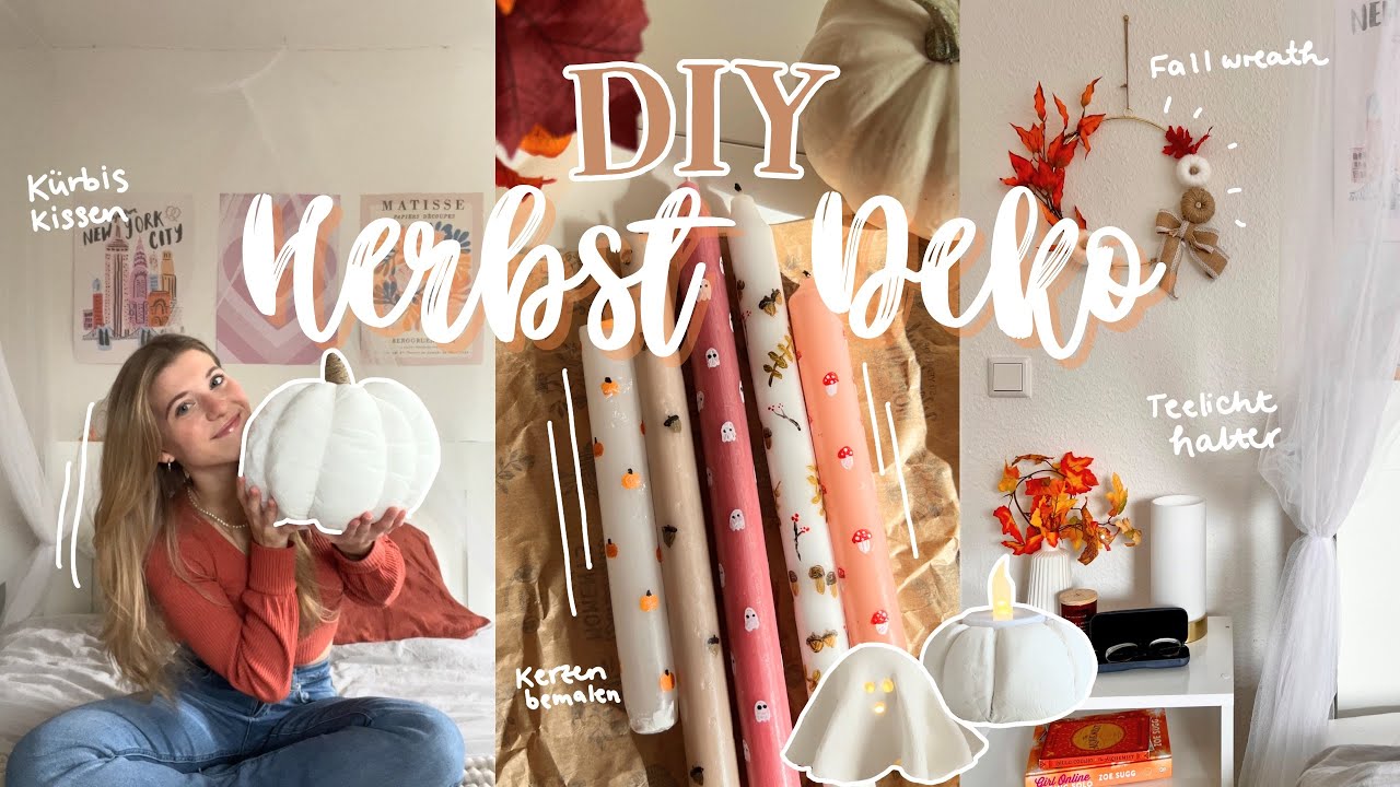 DIY HERBST DEKORATION | aesthetic & günstig