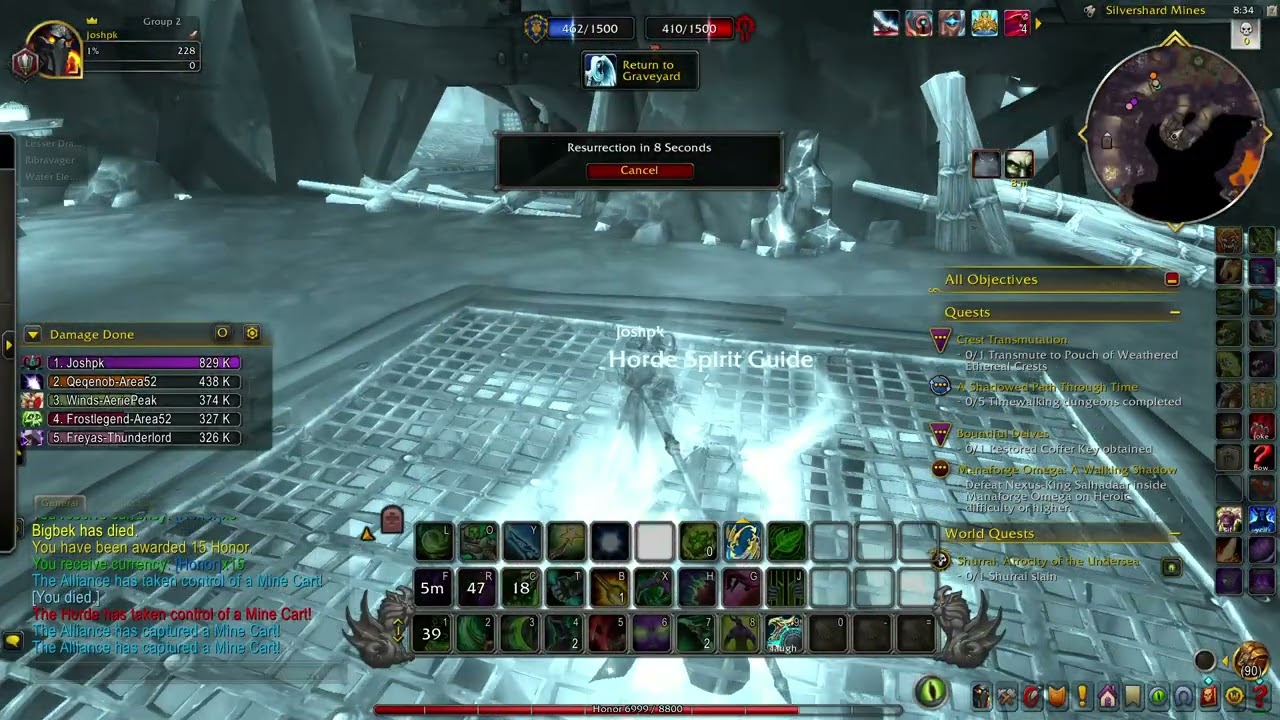 SilverShard Mines Battle Ground