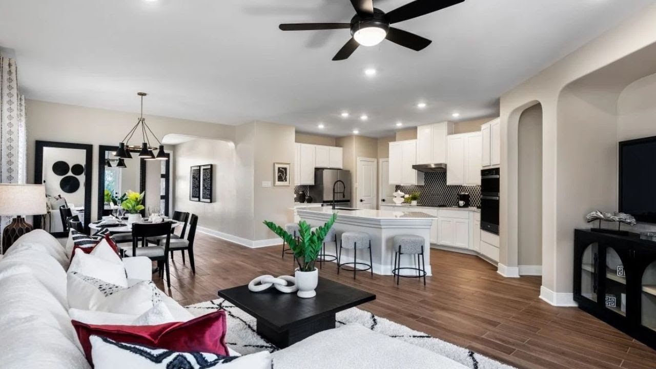 KB Home | Overlook Ranch | Georgetown, TX | Plan 2410 Modeled | 2 Stories, 4 Bedrooms, 3.5 Bathrooms