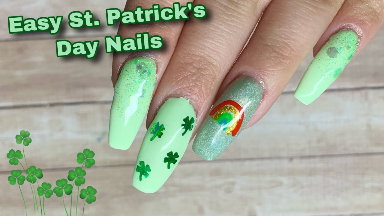 Easy St. Patrick's Day Nail Tutorial