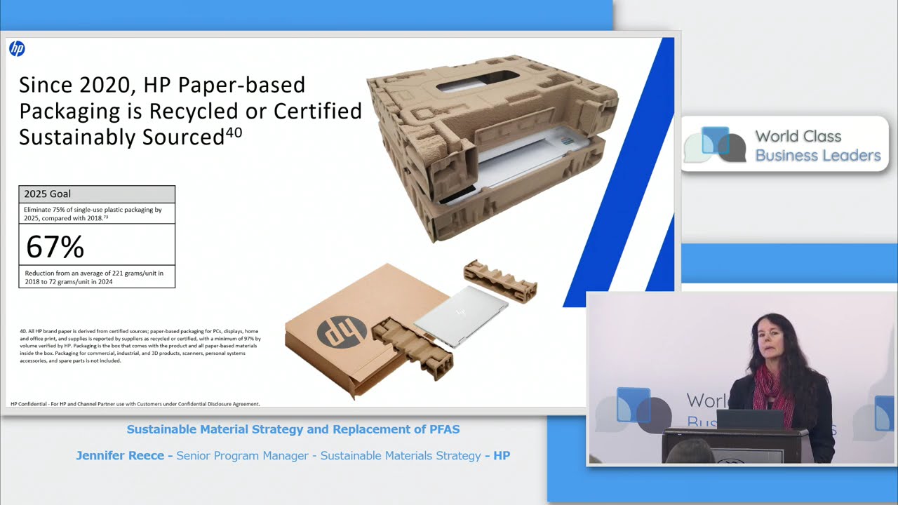 Sustainable Material Strategy & Replacement of PFAS | Jennifer Reece | HP