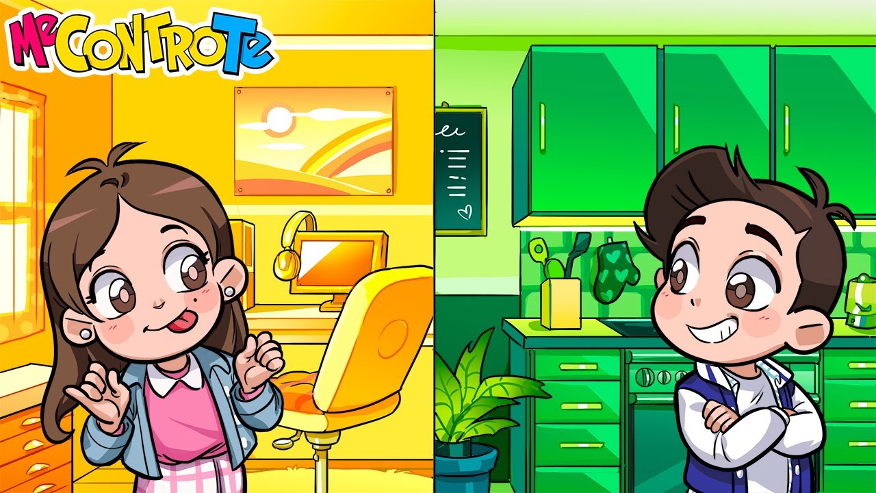 CASA GIALLA vs CASA VERDE! 1 COLORE CHALLENGE!!
