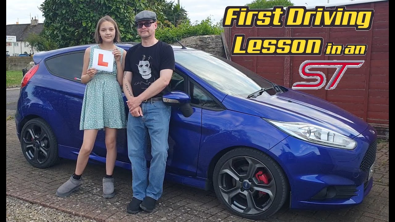 Teaching My 12-Year Old Daughter To Drive In A Fiesta ST