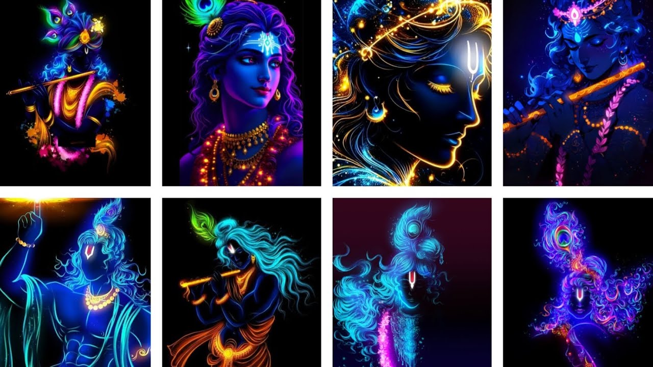 Black HD krishna wallpaper photo | krishna Black dp photo  | All credits goes to owners of song