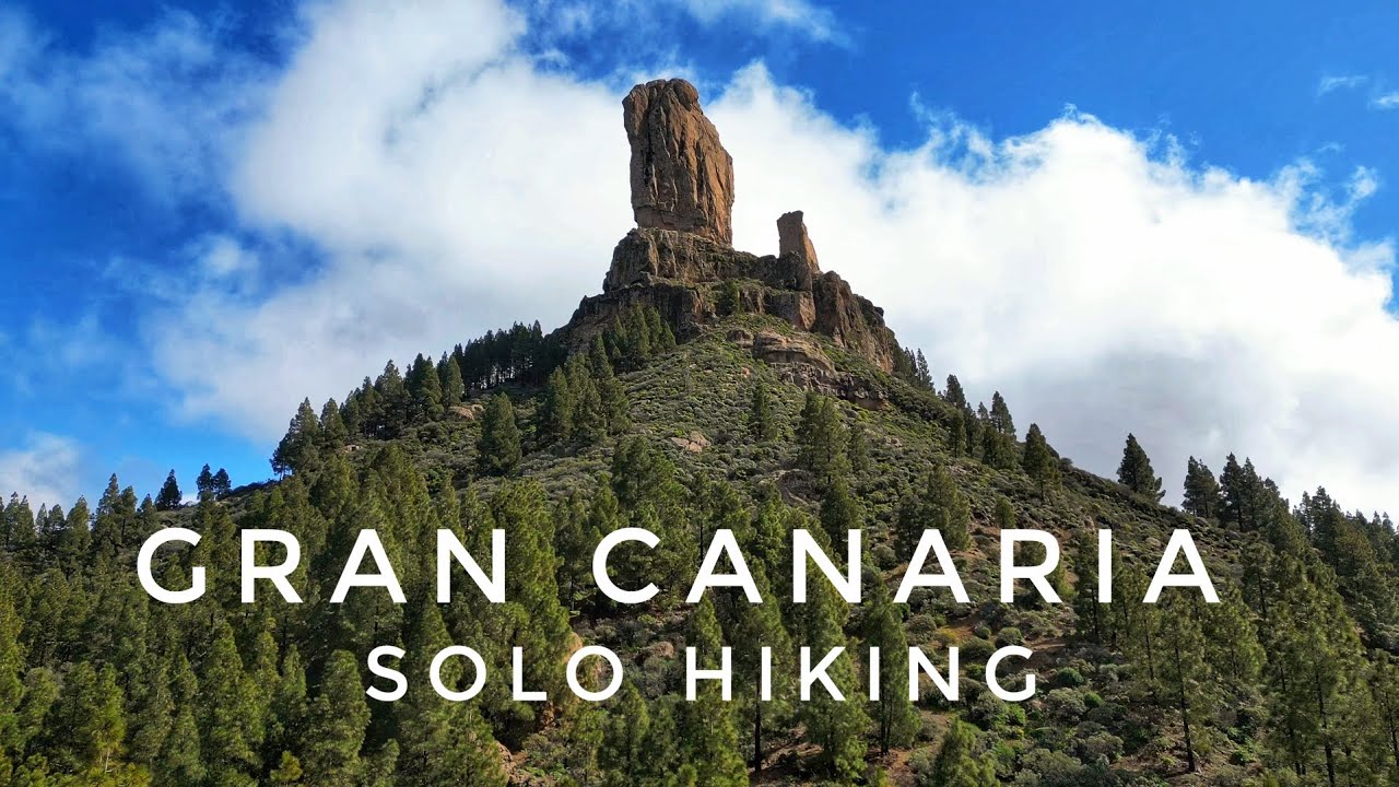 Solo Hiking in Gran Canaria 100km Nature Mountain Relax