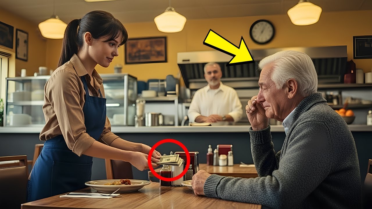 Kellnerin bezahlt Rechnung für älteren Mann – am nächsten Tag gibt ihr ein Anwalt einen Schlüssel...