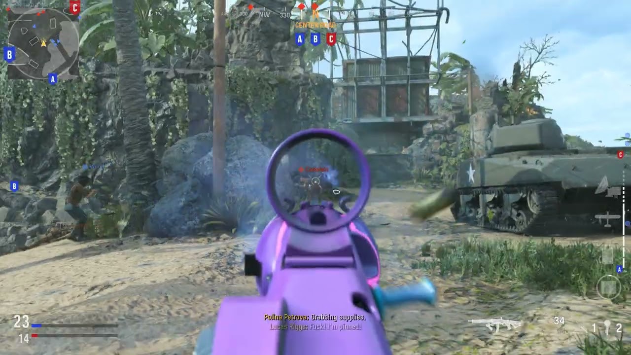 Call of Duty Vanguard Domination Gavutu Gameplay