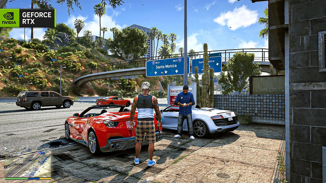GTA 5 Remake RTX 5090 'First Mission' 4K Gameplay! GTA 5 Remastered Graphics Mod