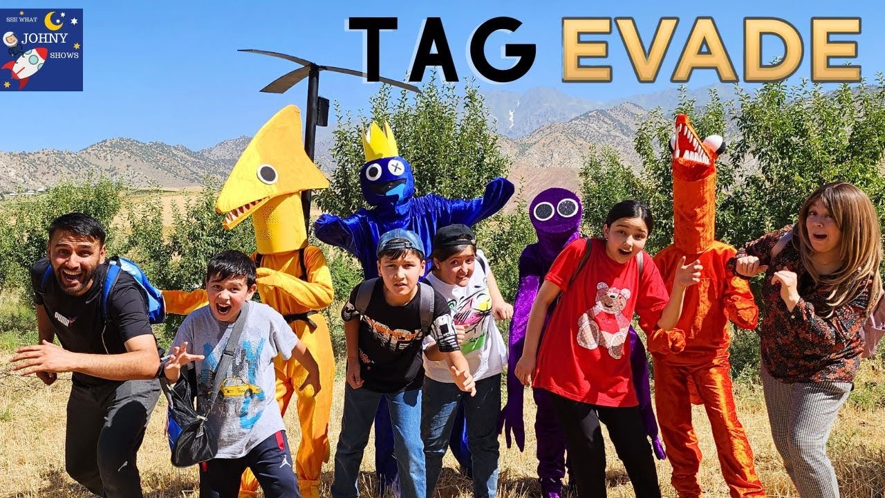 Let's Play EVADE IN REAL LIFE With RAINBOW FRIENDS 2 Real Life