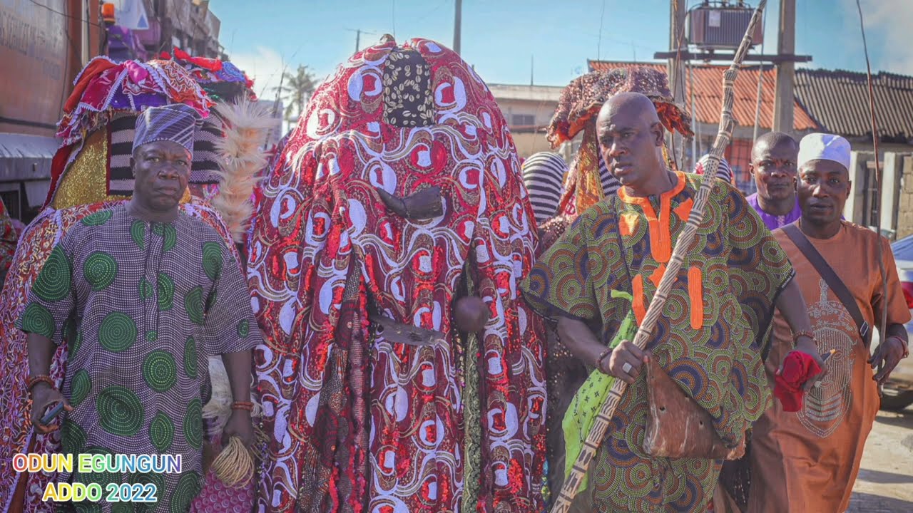 ERINLA ODUN EGUNGUN ADDO ILE 2022, EGUNGUN OYA ILU ADDO. || 14e jour du festival d'Egoungoun à Addo.