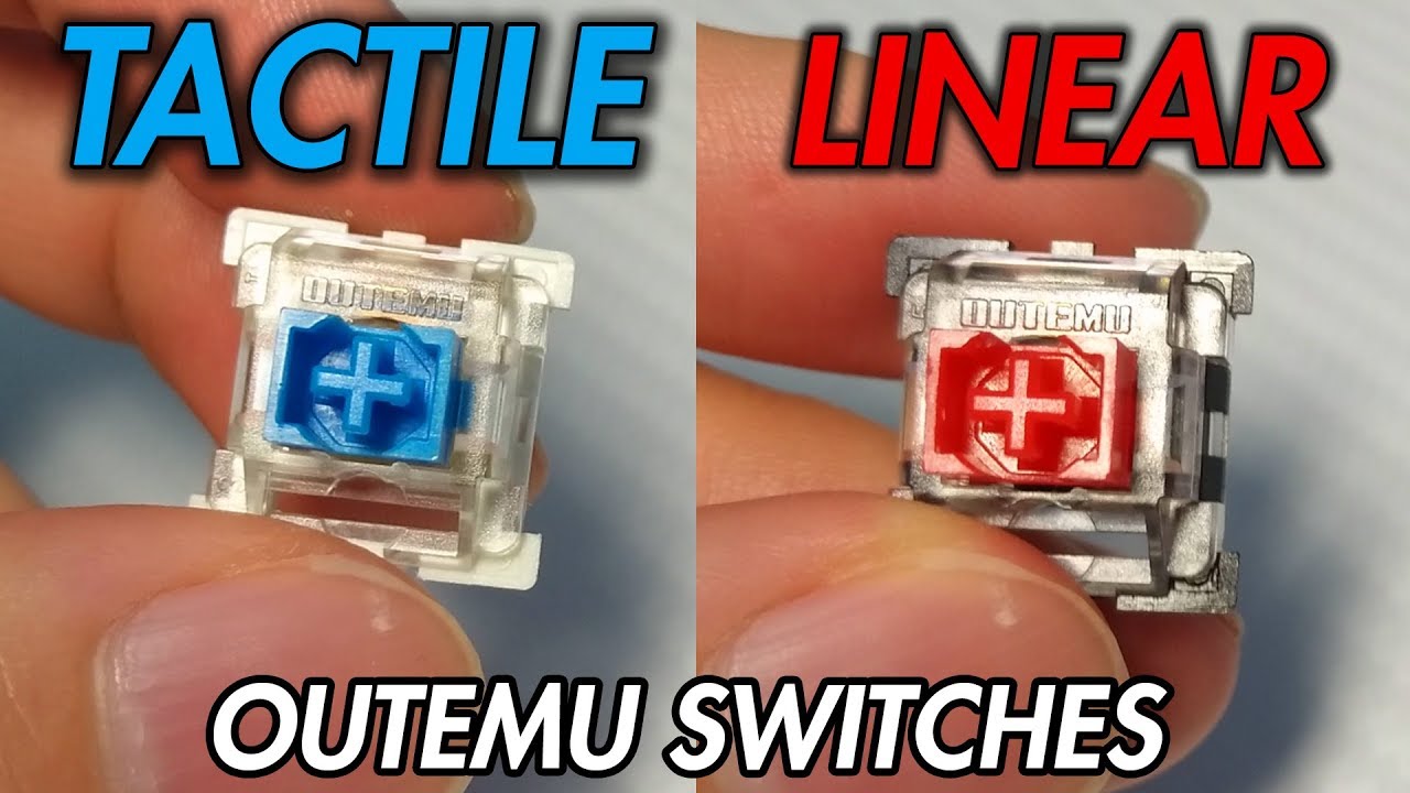 Outemu Blue, Outemu Red и MX Cherry Switches (звуковой тест)