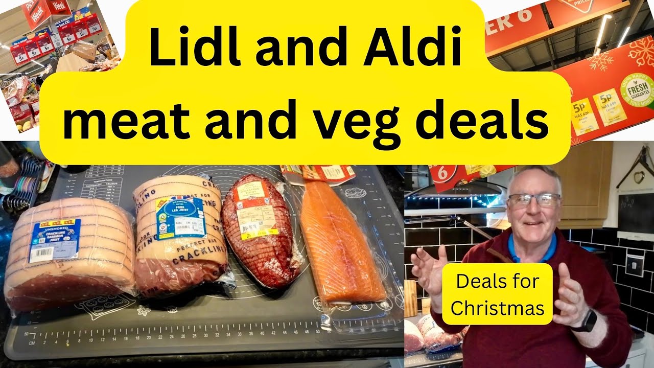 В магазинах Lidl и Aldi действуют выгодные предложения на мясо и овощи к Рождеству.