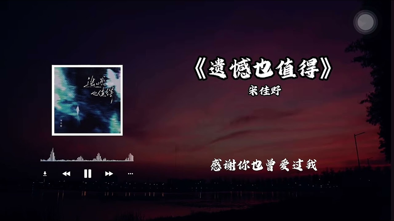 宋佳野 遺憾也值得