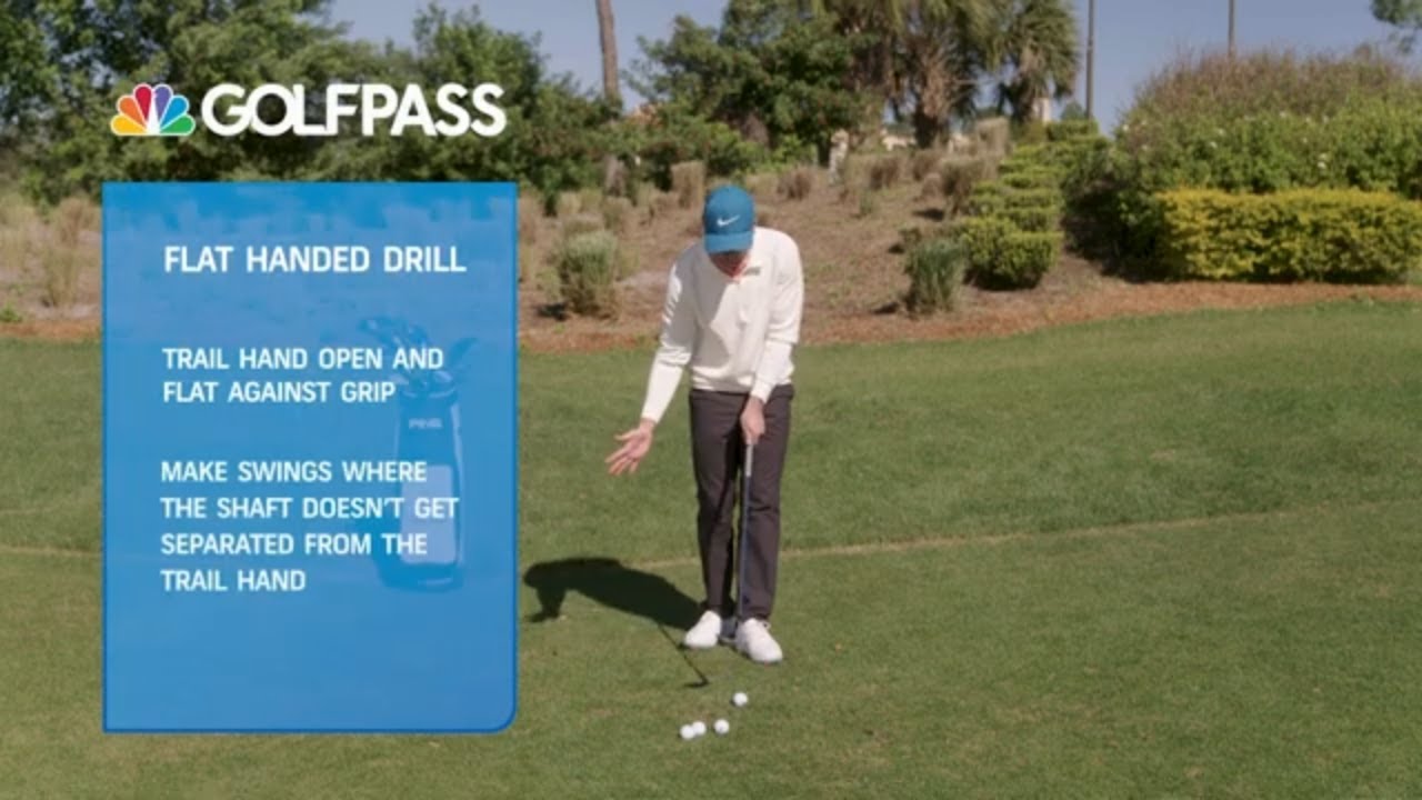 Flat Hand Chipping Drill | GolfPass
