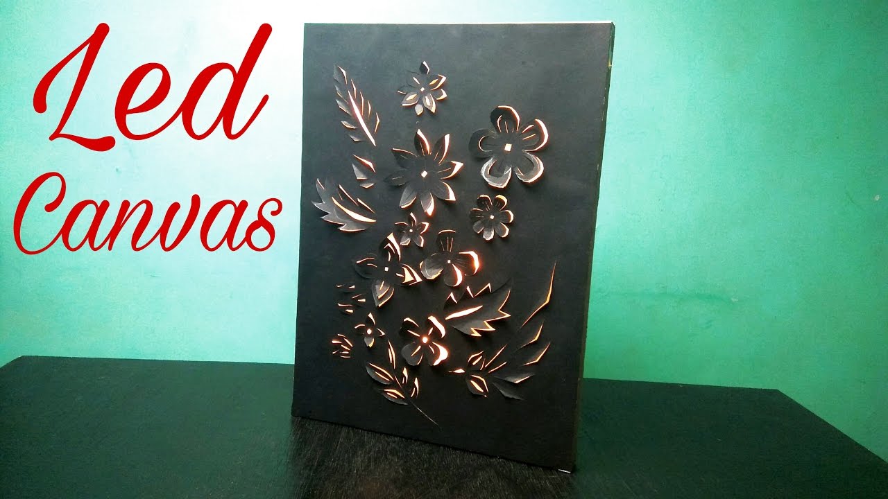 Backlit Canvas Art - Make Led Canvas Art at Home (DIY)