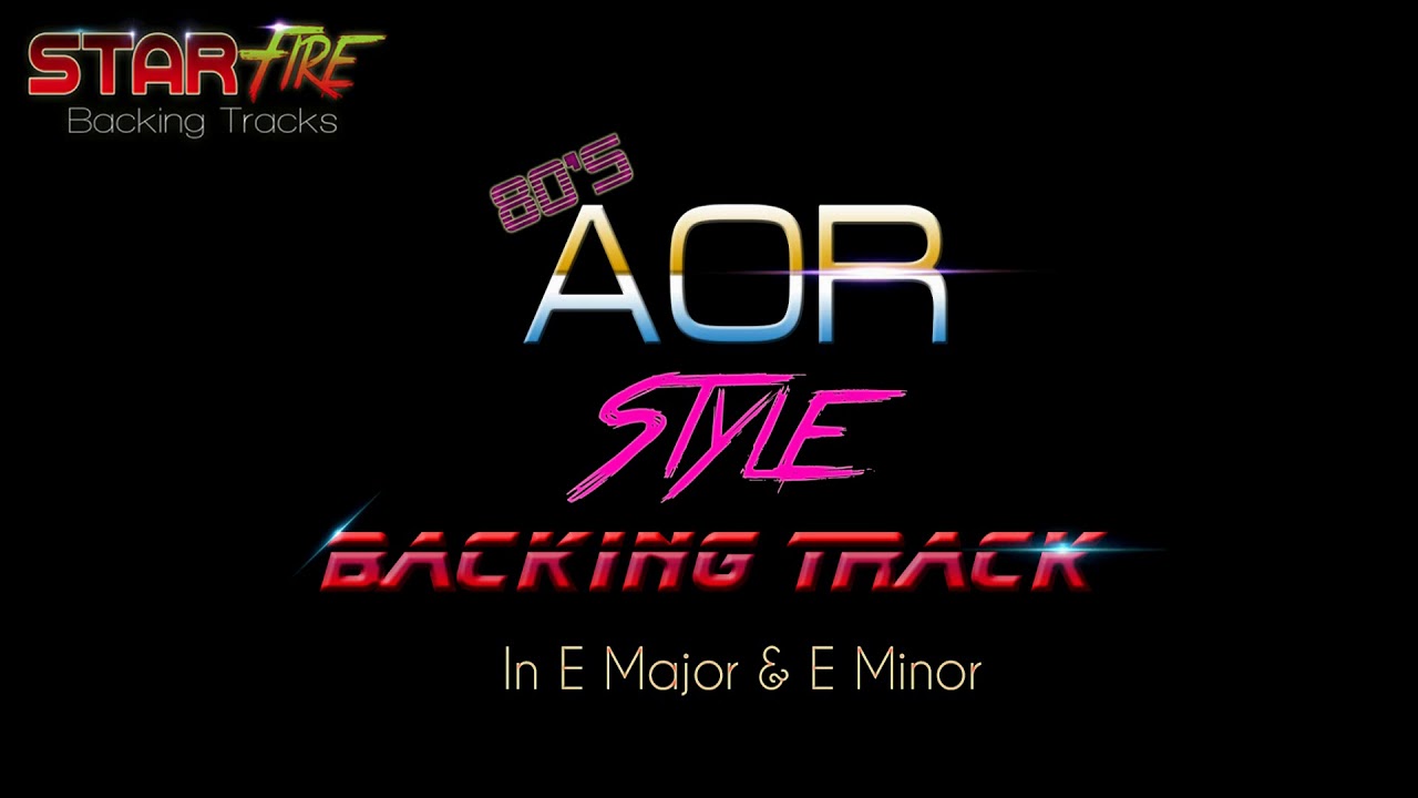 Guitar Backing Track: 80's AOR Style Backing Track In E Major & E Minor