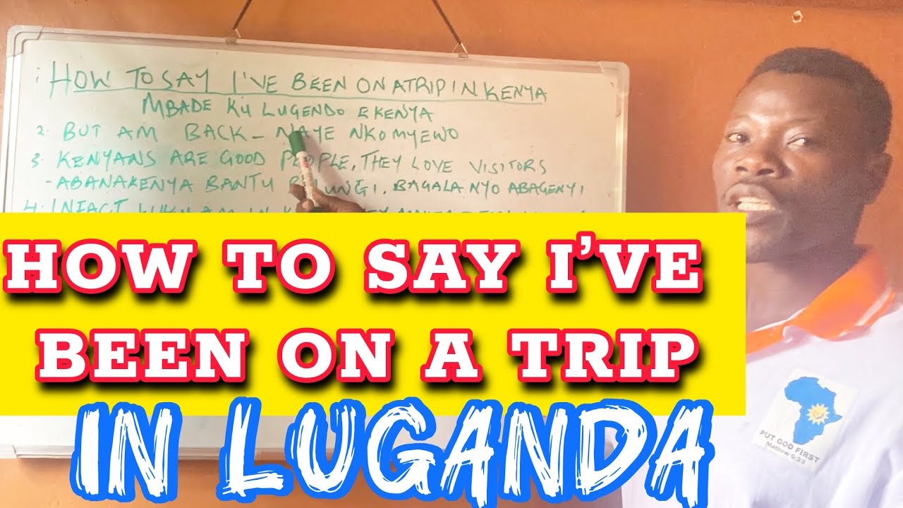 Learn Basic English and Luganda online and How to say I have been in Kenya #oluzungu #english #fyp
