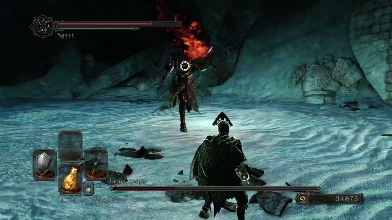 Dark Souls 2: Crown of the Old Iron King DLC - Part 5 - Fume Knight Boss Fight