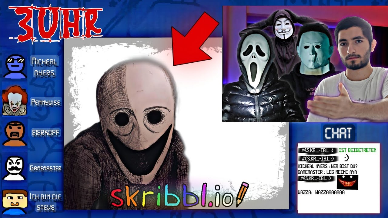 SPIELE NIEMALS SKRIBL.IO UM 3UHR NACHTS!!! 