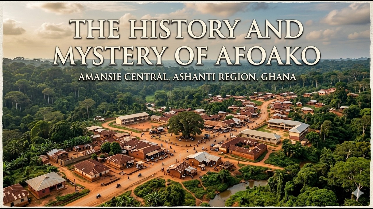 The History and Mystery of Afoako Town #ghanahistory #ashantikingdom #ashantiregion 