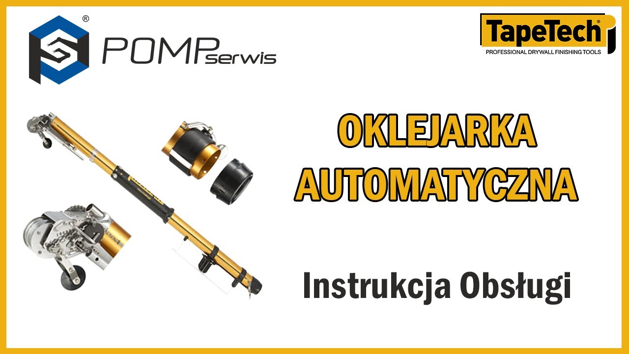 Oklejarka automatyczna (bazooka) TAPETECH - Instrukcja obsługi