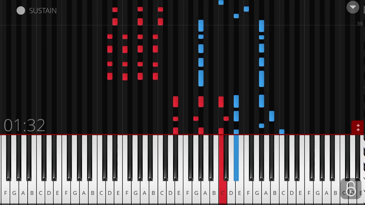 🍁 Maple Leaf Rag 🍁 EXTREMELY SLOW piano 🎹 tutorial [Hd grand piano voice] synthesia