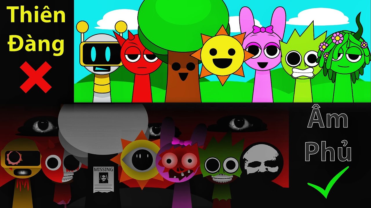 GAME ÂM NHẠC INCREDIBOX SPRUNKI CÓ THỂ TRIỆU HỒI SLENDERMAN CREEPYPASTA