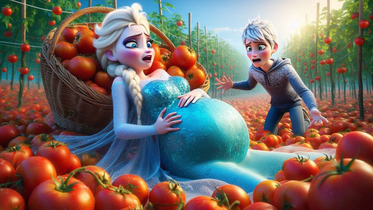 🆕🎶❄️Elsa's Labor Begins in the Garden! ❄️💐 Jack Frost Saves the Day!
